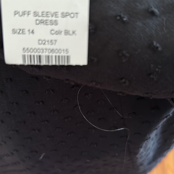 NWT black spot dress in European size 14 which is size 10 in the U.S - Picture 10 of 10